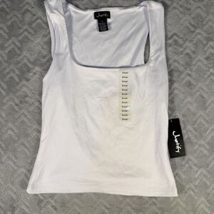 Justify White Women’s Top Tank Camisole New With Tags Small Casual